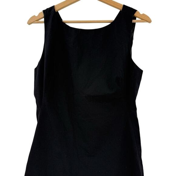 Theory Betty Shift Dress Sz 6 Black - Picture 3 of 6